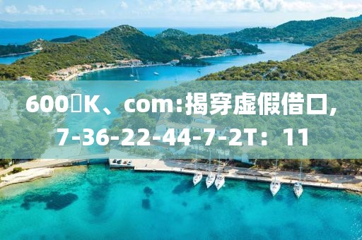 600丅K、com:揭穿虚假借口,7-36-22-44-7-2T：11